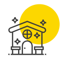 Residential cleaning icon