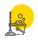 Afterwork cleaning icon
